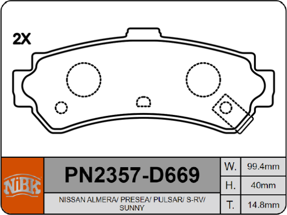 Producto NiBK PN2357