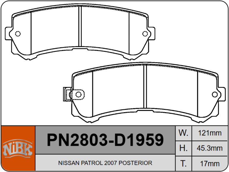 Producto NiBK PN2803