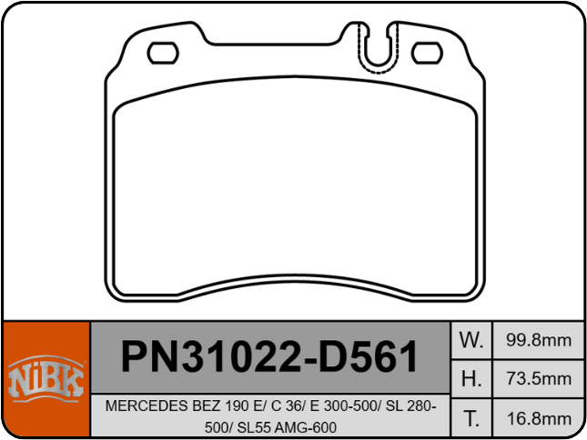 Producto NiBK PN31022