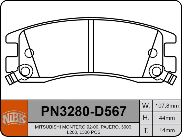 Producto NiBK PN3280