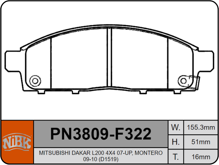 Producto NiBK PN3809
