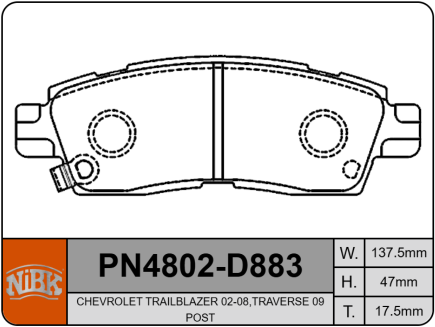 Producto NiBK PN4802