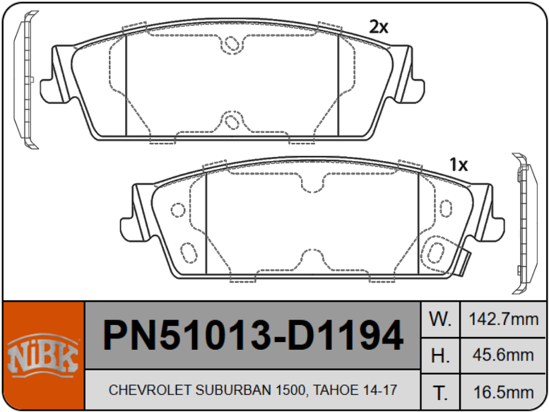 Producto NiBK PN51013