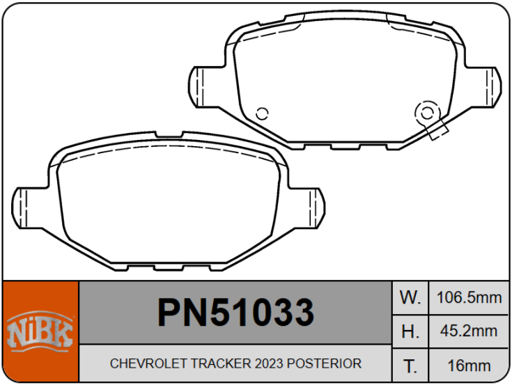 Producto NiBK PN51033