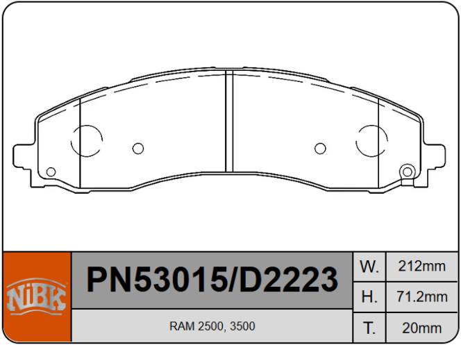 Producto NiBK PN53015
