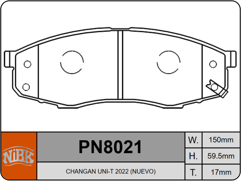 Producto NiBK PN8021