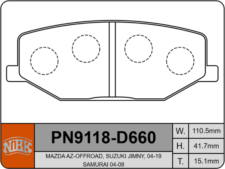 Producto NiBK PN9118