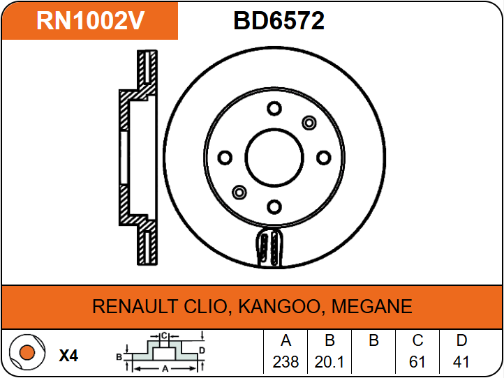 Producto NiBK RN1002V