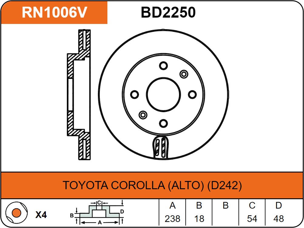 Producto NiBK RN1006V