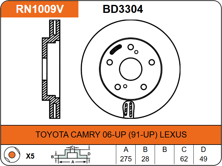 Producto NiBK RN1009V