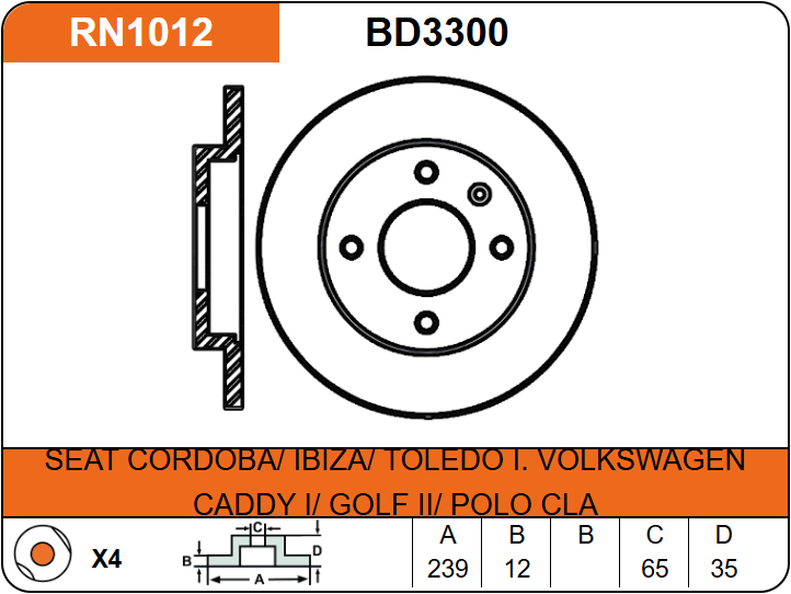 Producto NiBK RN1012