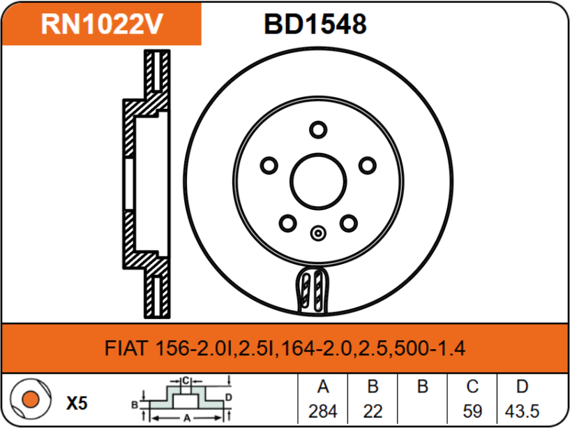 Producto NiBK RN1022V