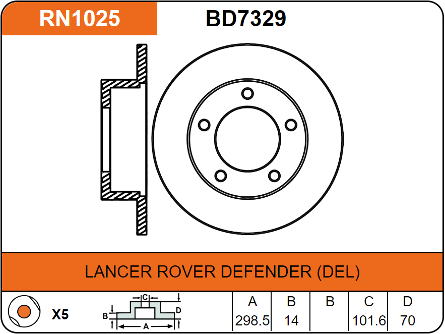 Producto NiBK RN1025