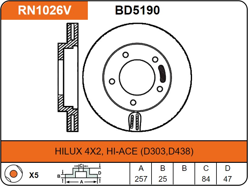 Producto NiBK RN1026V