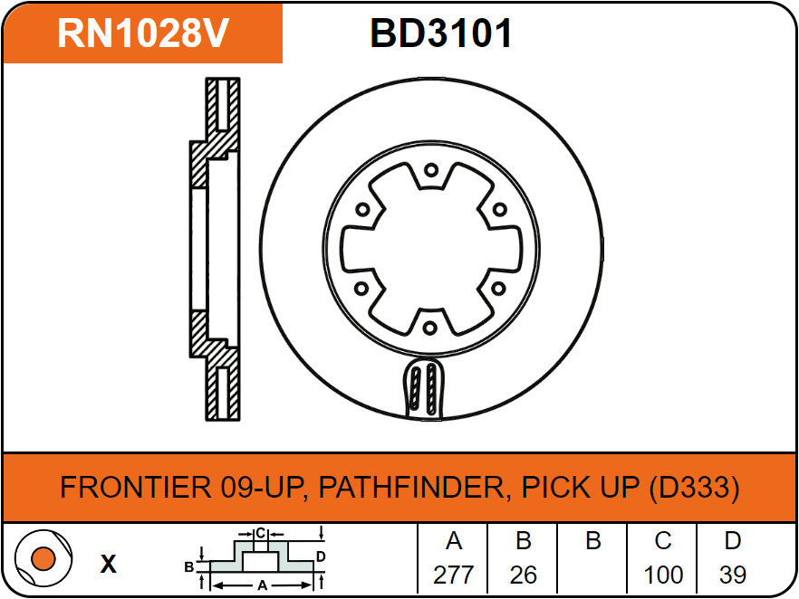 Producto NiBK RN1028V