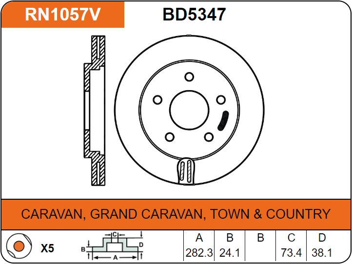 Producto NiBK RN1057V