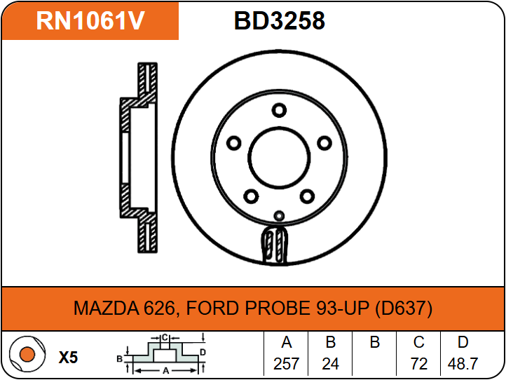 Producto NiBK RN1061V