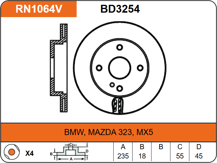 Producto NiBK RN1064V