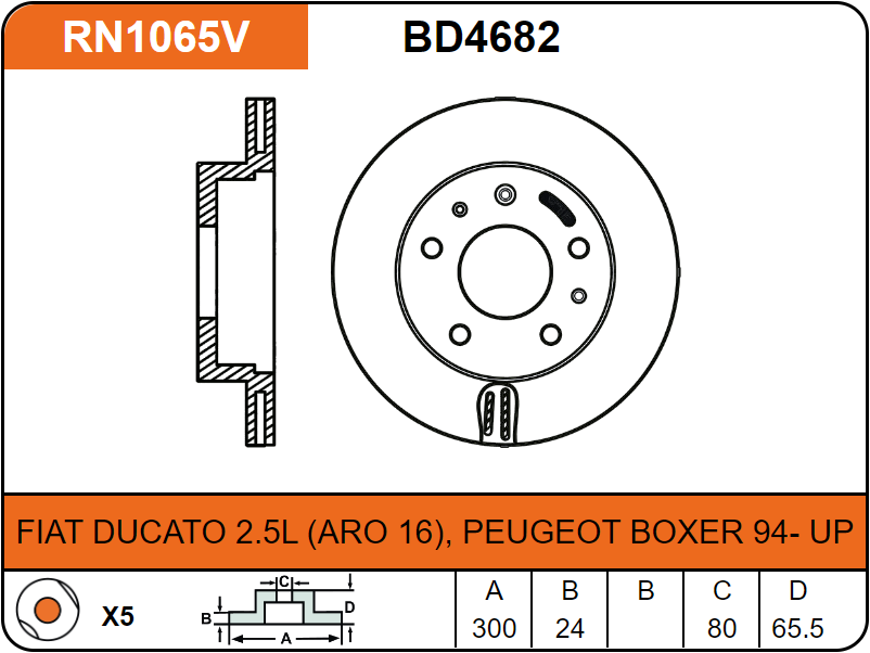 Producto NiBK RN1065V