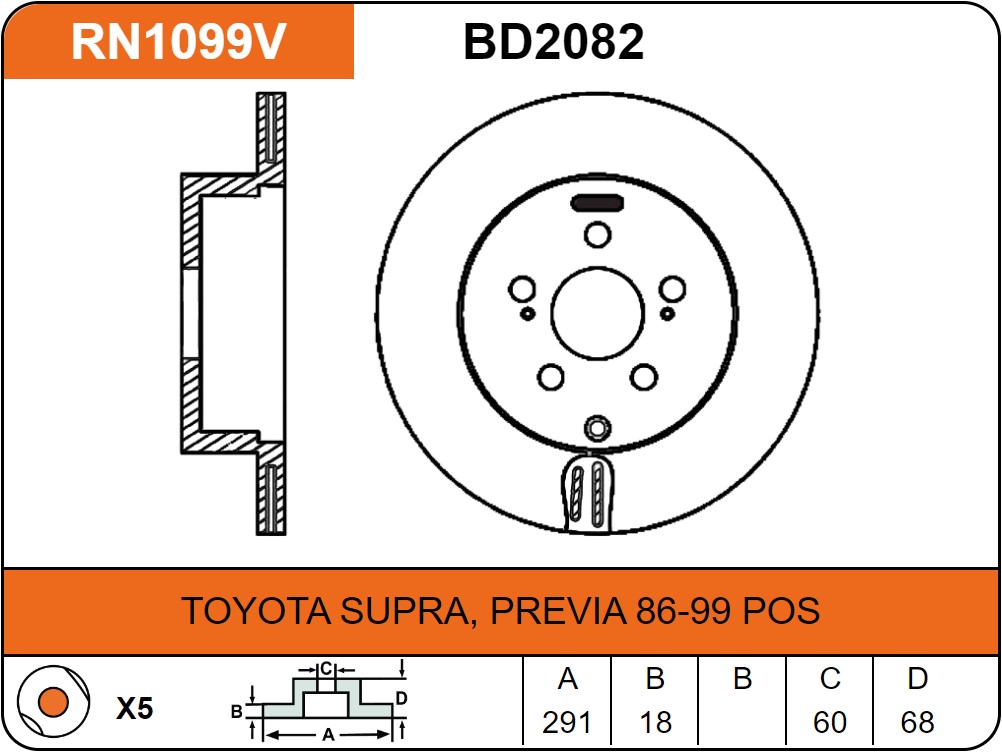 Producto NiBK RN1099V