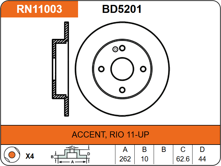 Producto NiBK RN11003