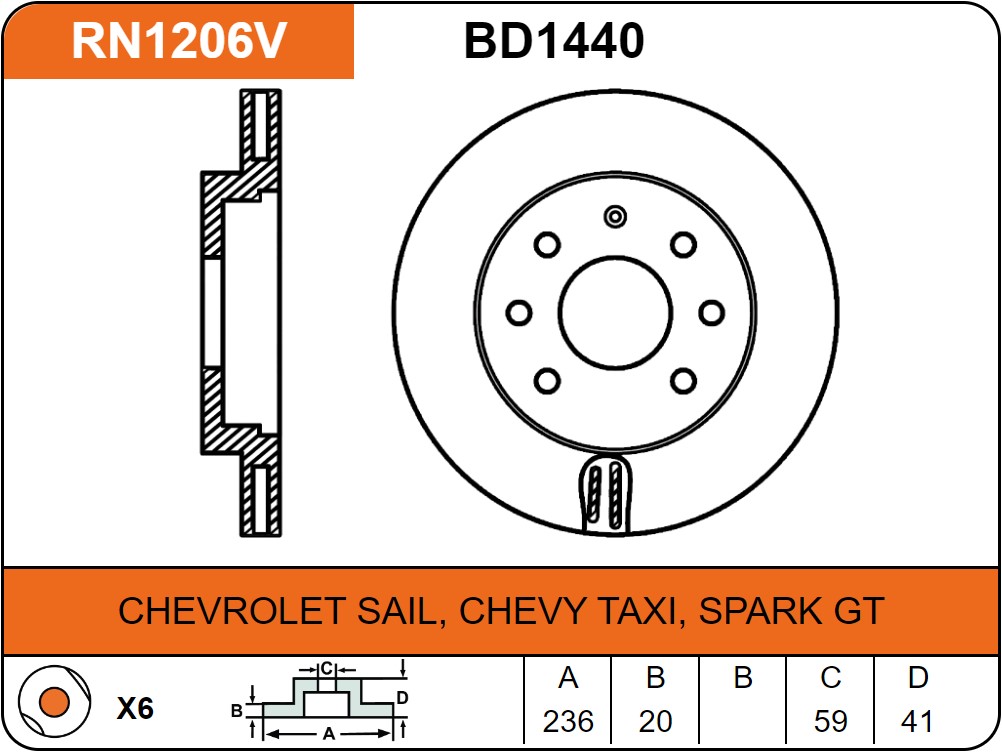 Producto NiBK RN1206V