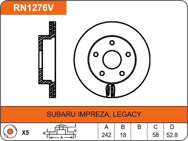Producto NiBK RN1276V