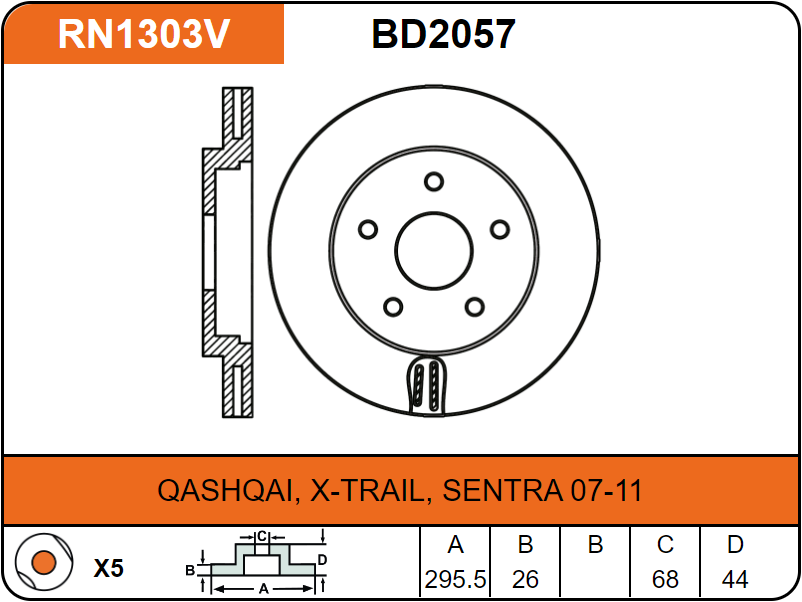 Producto NiBK RN1303V