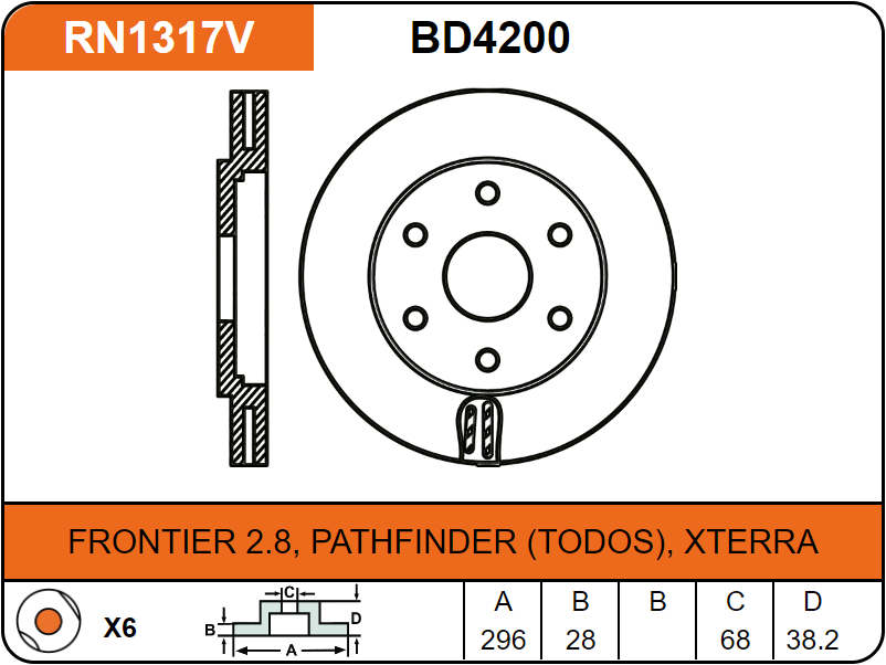 Producto NiBK RN1317V