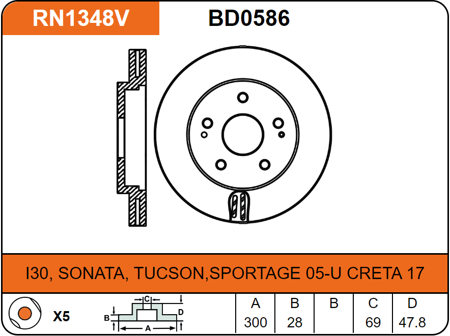 Producto NiBK RN1348V