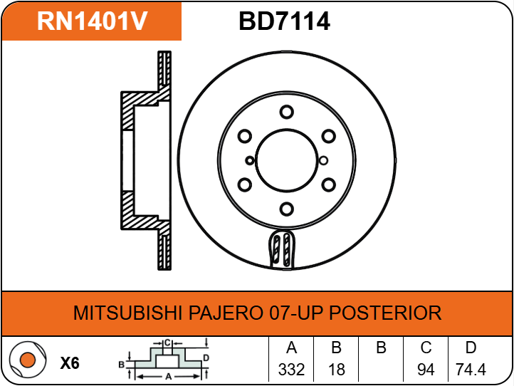 Producto NiBK RN1401V