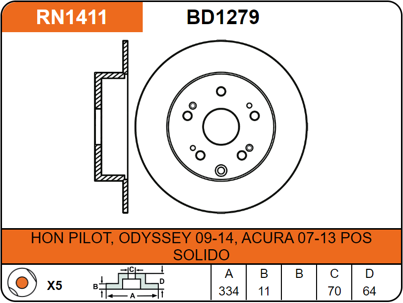 Producto NiBK RN1411