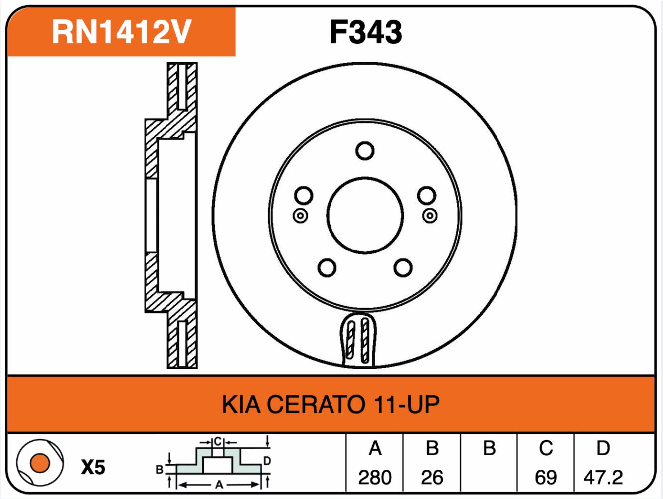 Producto NiBK RN1412V