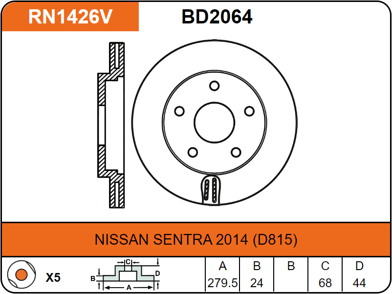 Producto NiBK RN1426V