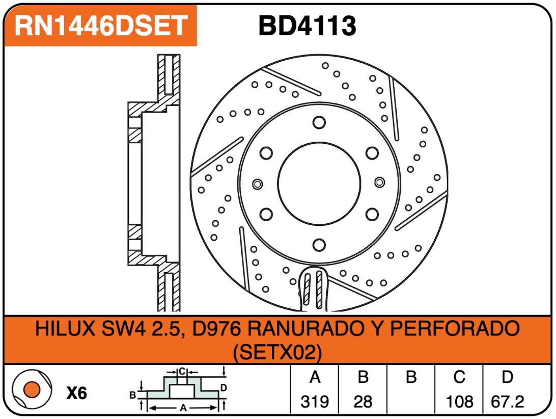 Producto NiBK RN1446DSET