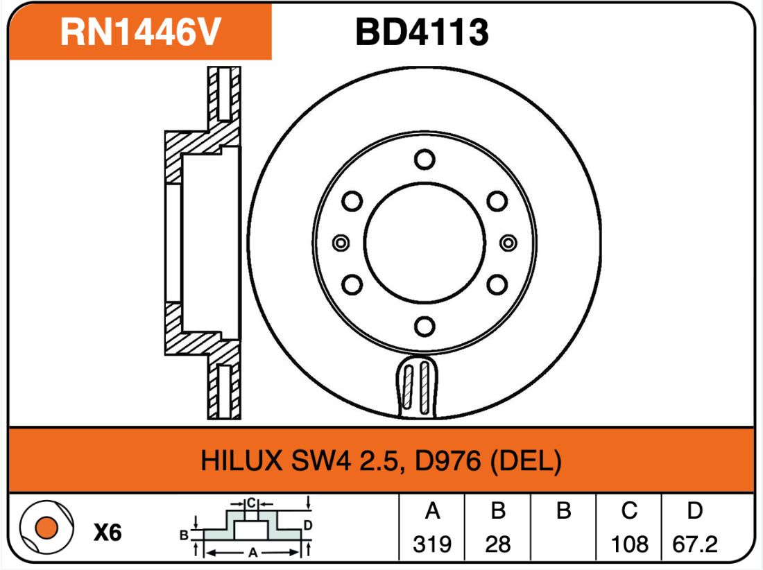 Producto NiBK RN1446V