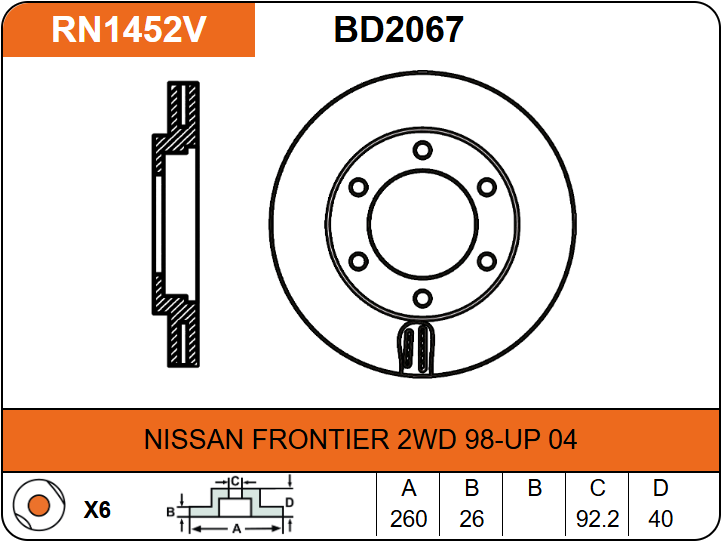 Producto NiBK RN1452V