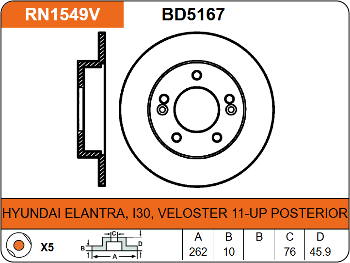 Producto NiBK RN1549