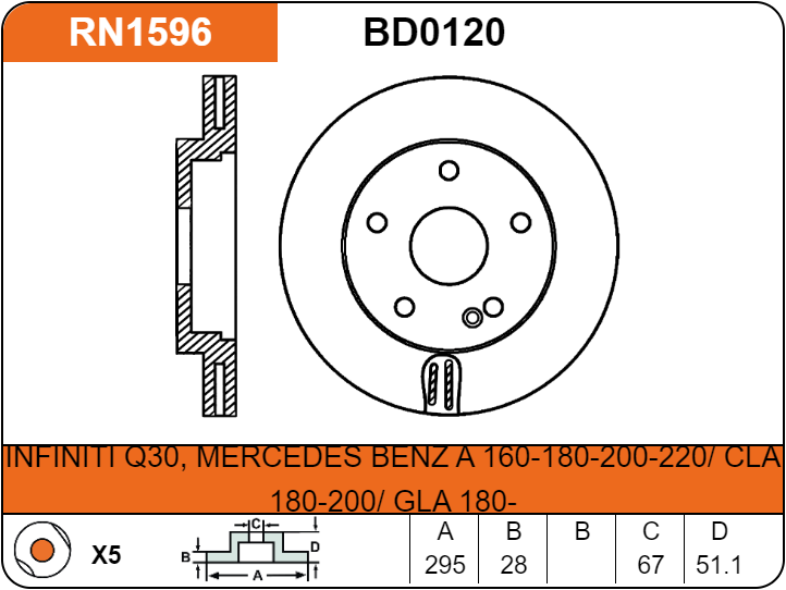 Producto NiBK RN1596V
