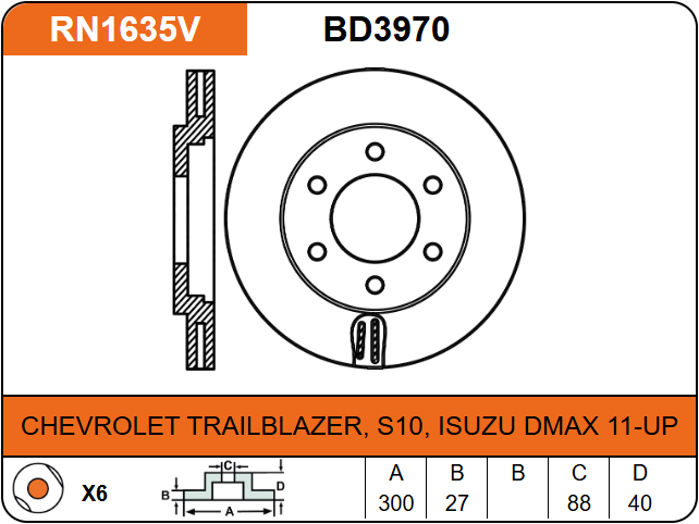 Producto NiBK RN1635V