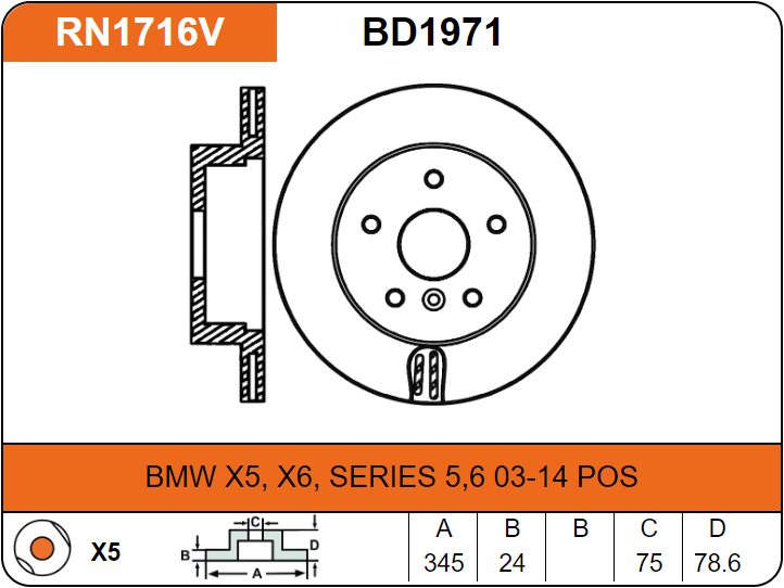 Producto NiBK RN1716V
