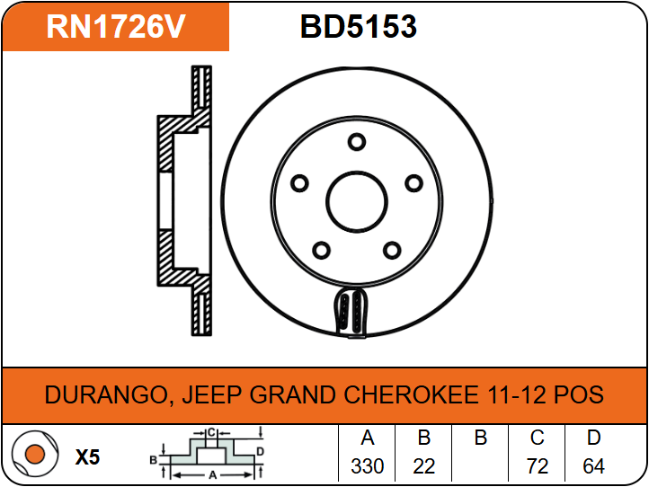 Producto NiBK RN1726V