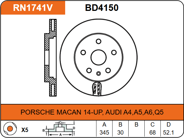 Producto NiBK RN1741V