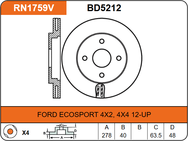 Producto NiBK RN1759V
