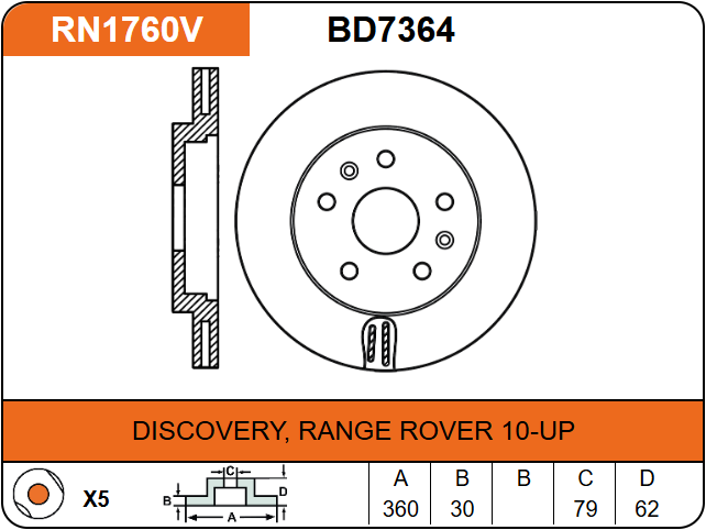 Producto NiBK RN1760V