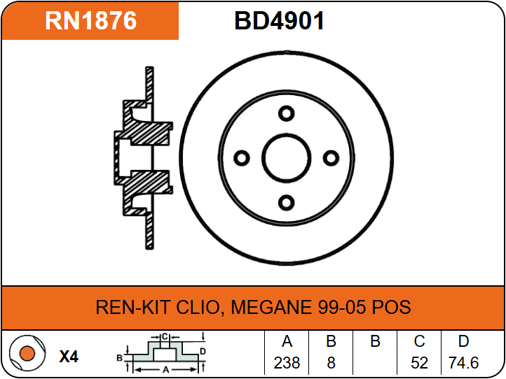 Producto NiBK RN1876