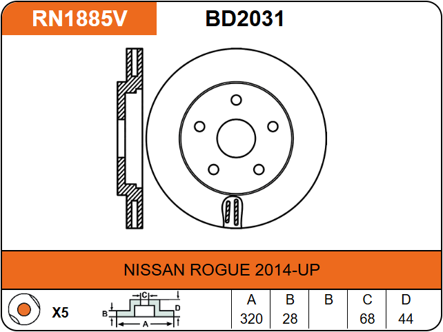 Producto NiBK RN1885V
