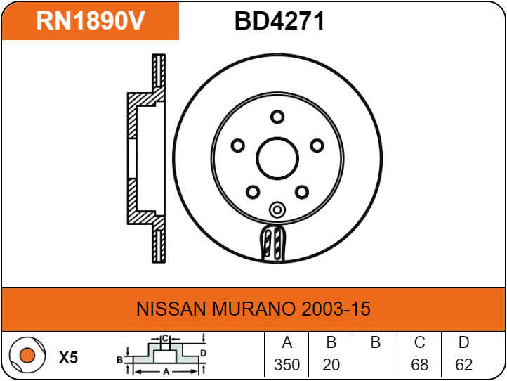 Producto NiBK RN1890V