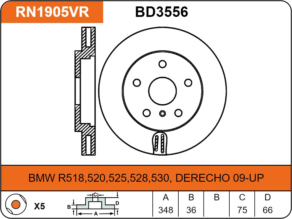 Producto NiBK RN1905VR