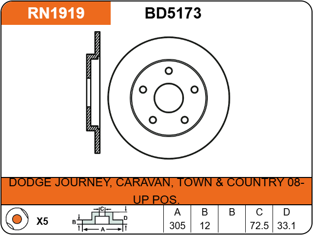 Producto NiBK RN1919